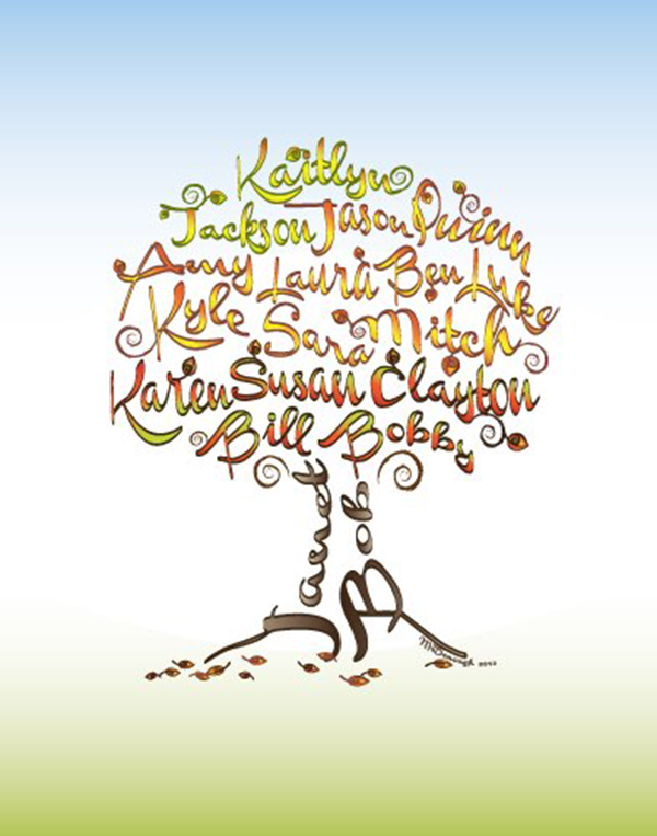 Family Tree graphic design